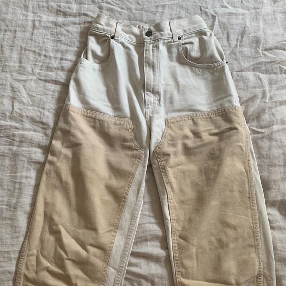 Rudy Jude Honey Colorblock Utility Jeans - Picture 1 of 8